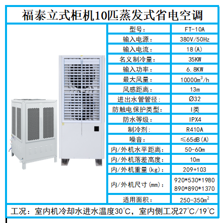 深圳工業(yè)省電空調10立式側出風